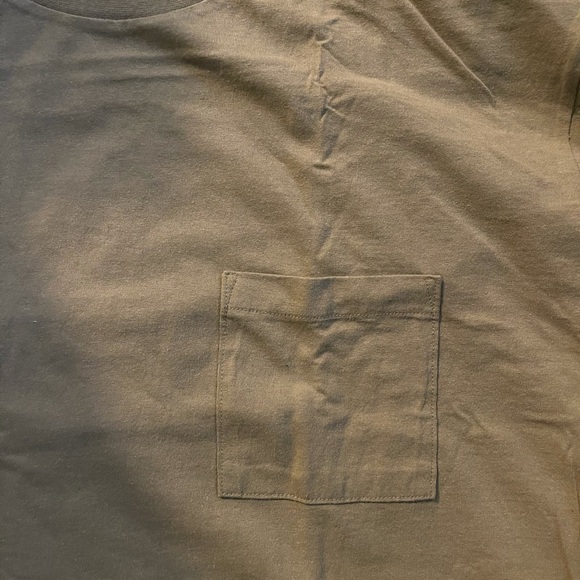 GAP Brown Heavyweight Pocket Tee L - Picture 2 of 3